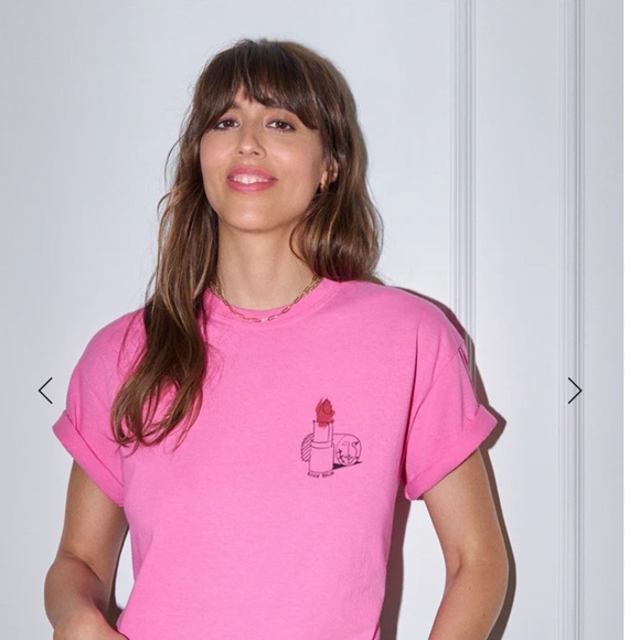 VIOLETTE_FR | Pink ‘Bisou Balm’ Tee - Picture 3 of 8